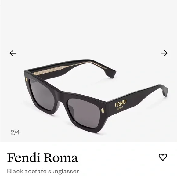 LIKE NEW FENDI ROMA SUNGLASSES - Picture 3 of 6